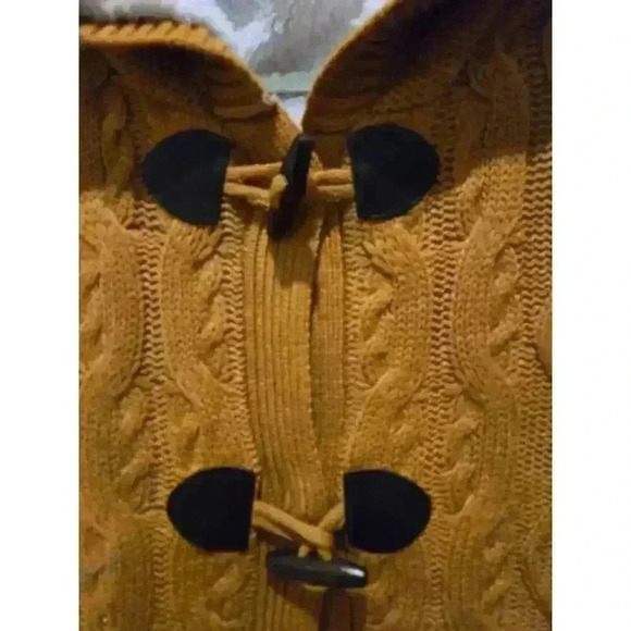 ZenLily Women's Clay Hooded Vest Sweater Size M Casual Fisherman Old Money - Picture 2 of 15